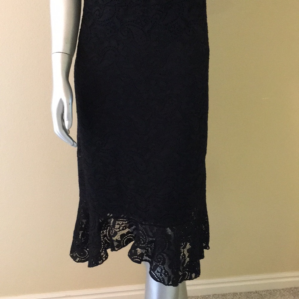 Bebe Lace & Ruffles Hi-low Dress - Picture 4 of 16